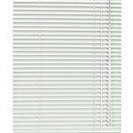 GARDINIA Alu-Jalousie, Sichtschutz, Lichtschutz, Blendschutz, Wand- und Deckenmontage, Aluminium-Jalousie, Weiß, 80 x 130 cm (BxH)  